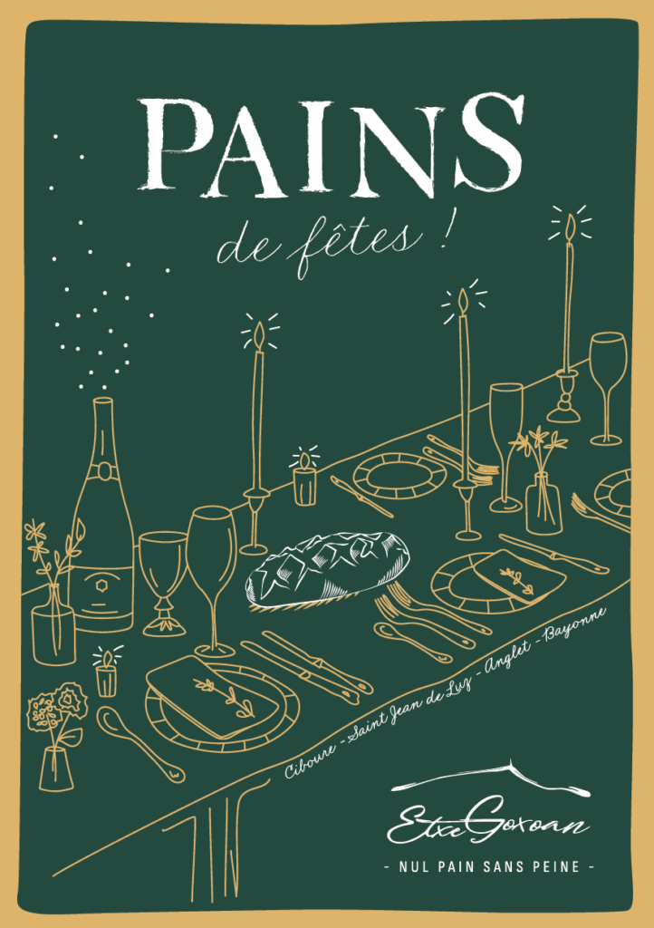 carte des fêtes etxe goxoan